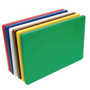 Hygiplas Thick Low Density Chopping Board Set
