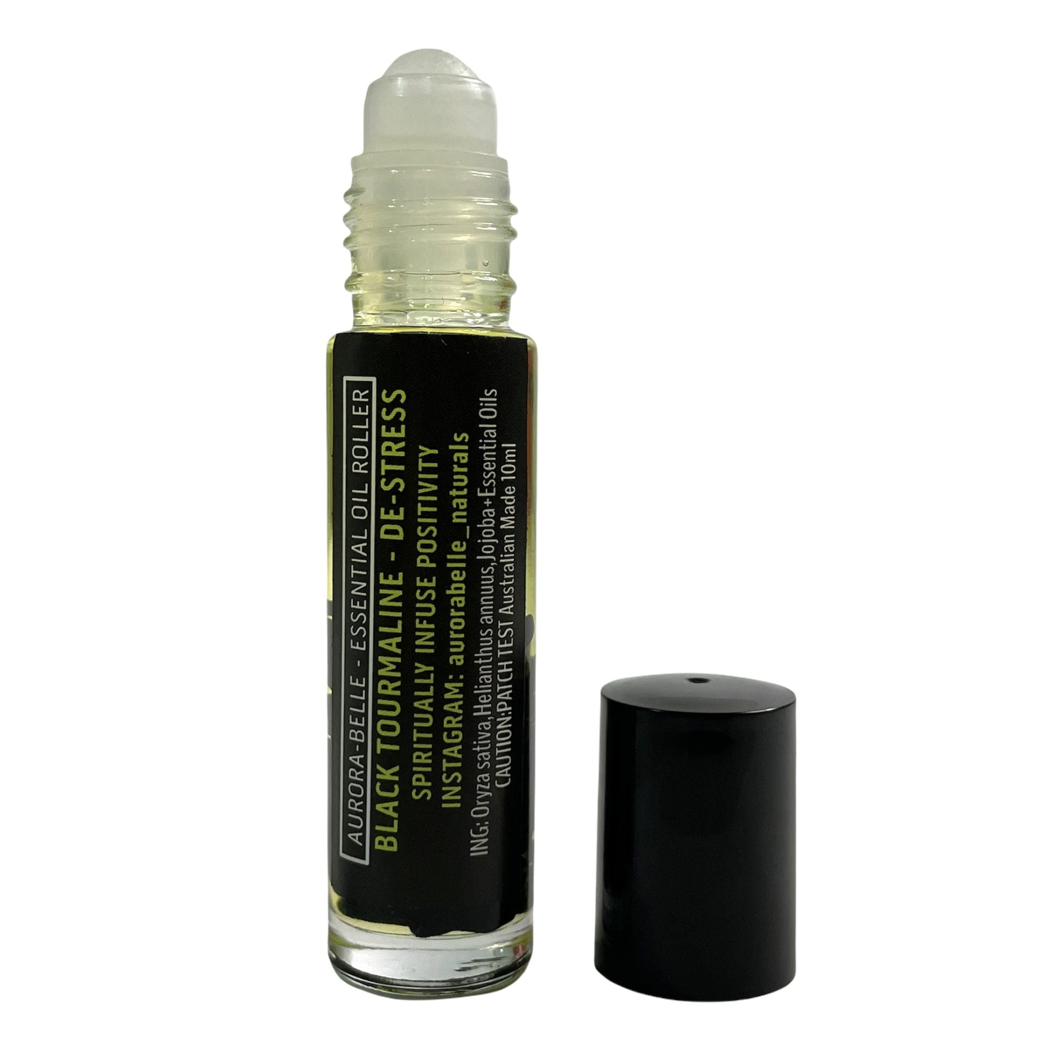 Black Tourmaline Crystal Roller