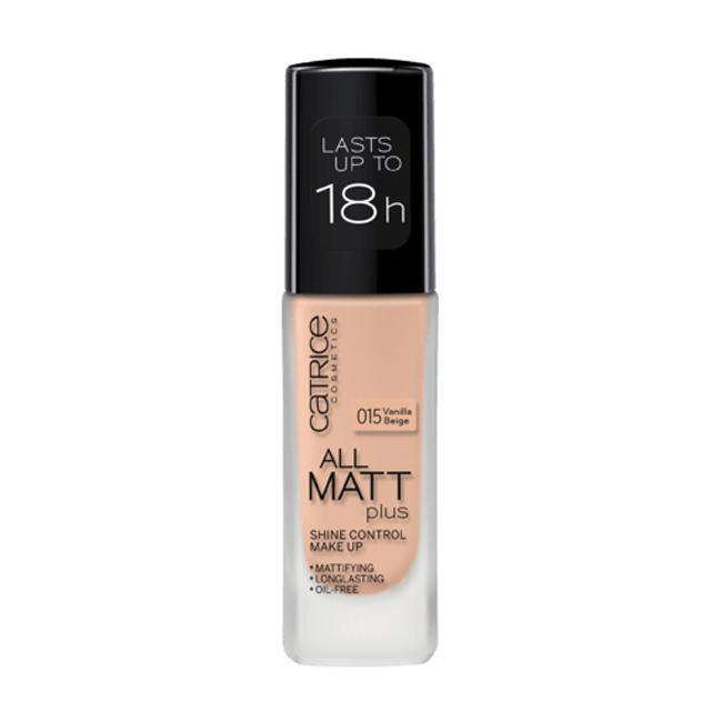 All Matt Plus Shine Control Make-up Vanilla Beige 015, 30 ml - Image 2