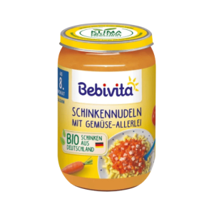 Bebivita Menü Schinkennudeln mit Gemüse-Allerlei ab dem 8.Monat  220 g