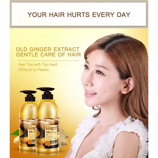 BIOAQUA Ginger Shampoo & Hair Mask for Anti Hair Loss - Image 3