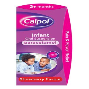 Calpol Infant Suspension – Strawberry Flavour, 100ml