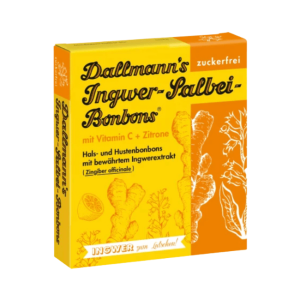 Dallmann’s Ingwer-Salbei-Bonbons mit Vitamin C & Zitrone