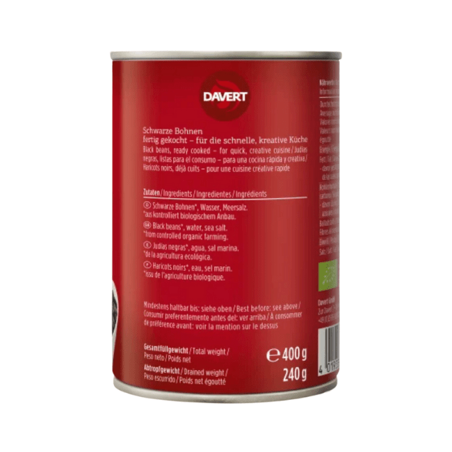 Davert Schwarze Bohnen 240 g - Image 4