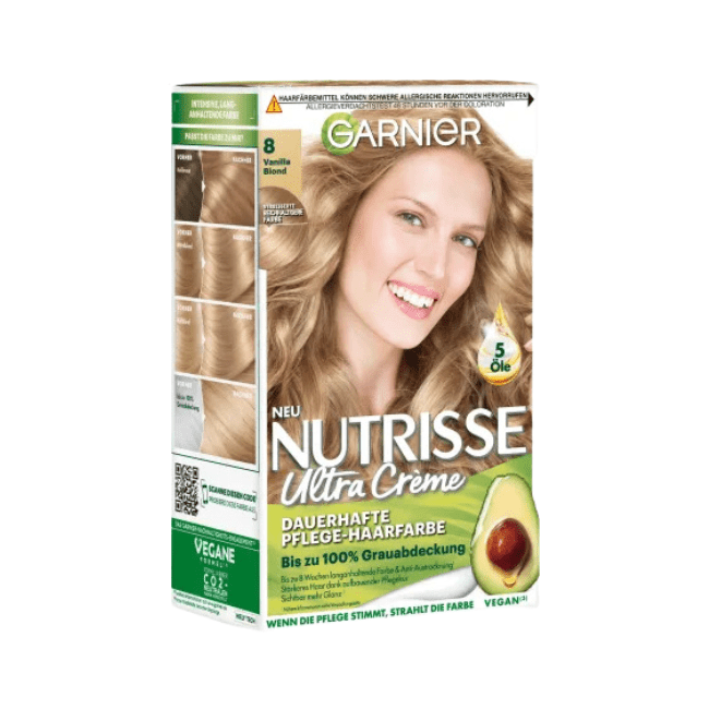 Garnier Nutrisse Haarfarbe 80 Vanilla Blond, 1 St - Image 2