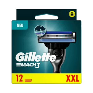 Gillette Rasierklingen, Mach3, 12 St