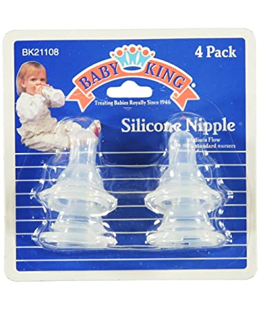 BabyKing Silicone Bottle Nipple 4pk Bk21108 - Image 2
