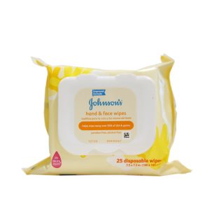 J & J Hand & Face Wipes