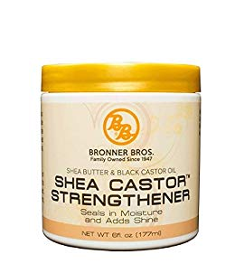 Bronner Bros Shea Butter And Black Castor Oil Strengthener 6oz