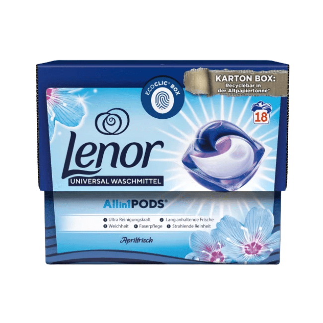 Lenor Vollwaschmittel Pods Aprilfrisch 18 Wl - Image 2