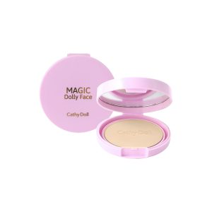 CATHY DOLL MAGIC DOLLY FACE 2 WAY CAKE POWDER MINI – #23 NATURAL BEIGE 4.5G