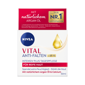 NIVEA Anti Falten Gesichtscreme Vital LSF 15
