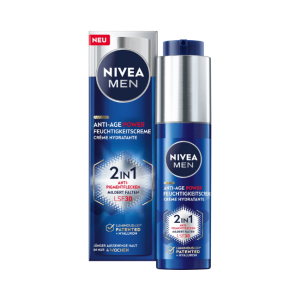 NIVEA MEN Anti Age Luminous Feuchtigkeitscreme Power, Anti LSF 30, 50 ml