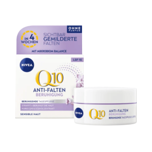 NIVEA Tagescreme Q10 Anti-Falten Beruhigend LSF 15, 50 ml