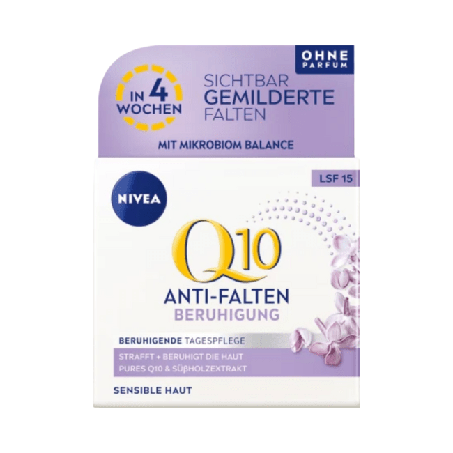 NIVEA Tagescreme Q10 Anti-Falten Beruhigend LSF 15, 50 ml - Image 4