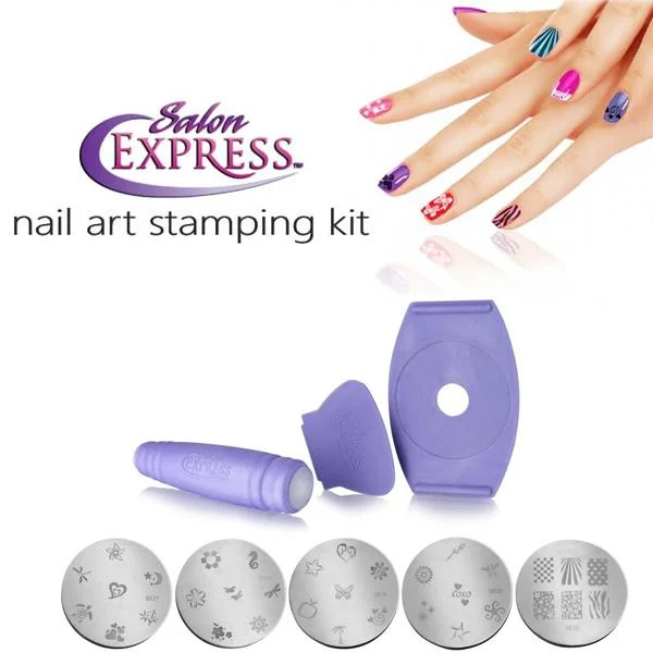 Salon Express Nail Art Stamping Kit - Image 2