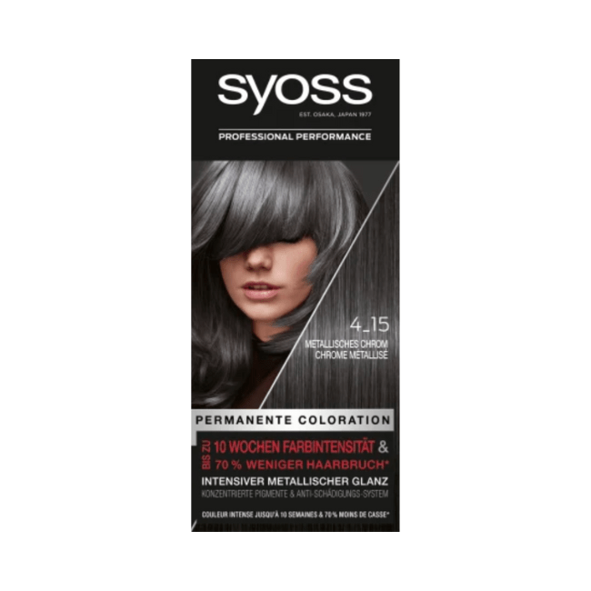Syoss Haarfarbe 4-15 metallisches Chrom 1 St.