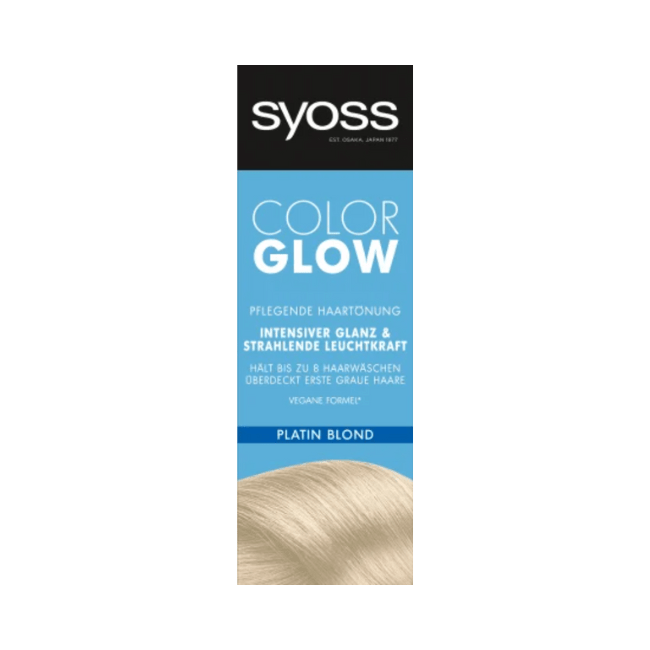 Syoss Haartönung Color Glow Platin Blond 100 ml - Image 2