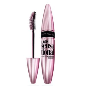 Maybelline New York Wimperntusche Lash Sensational Mascara Voller-Wimpern-Fächer Very Black 01, 9,5 ml