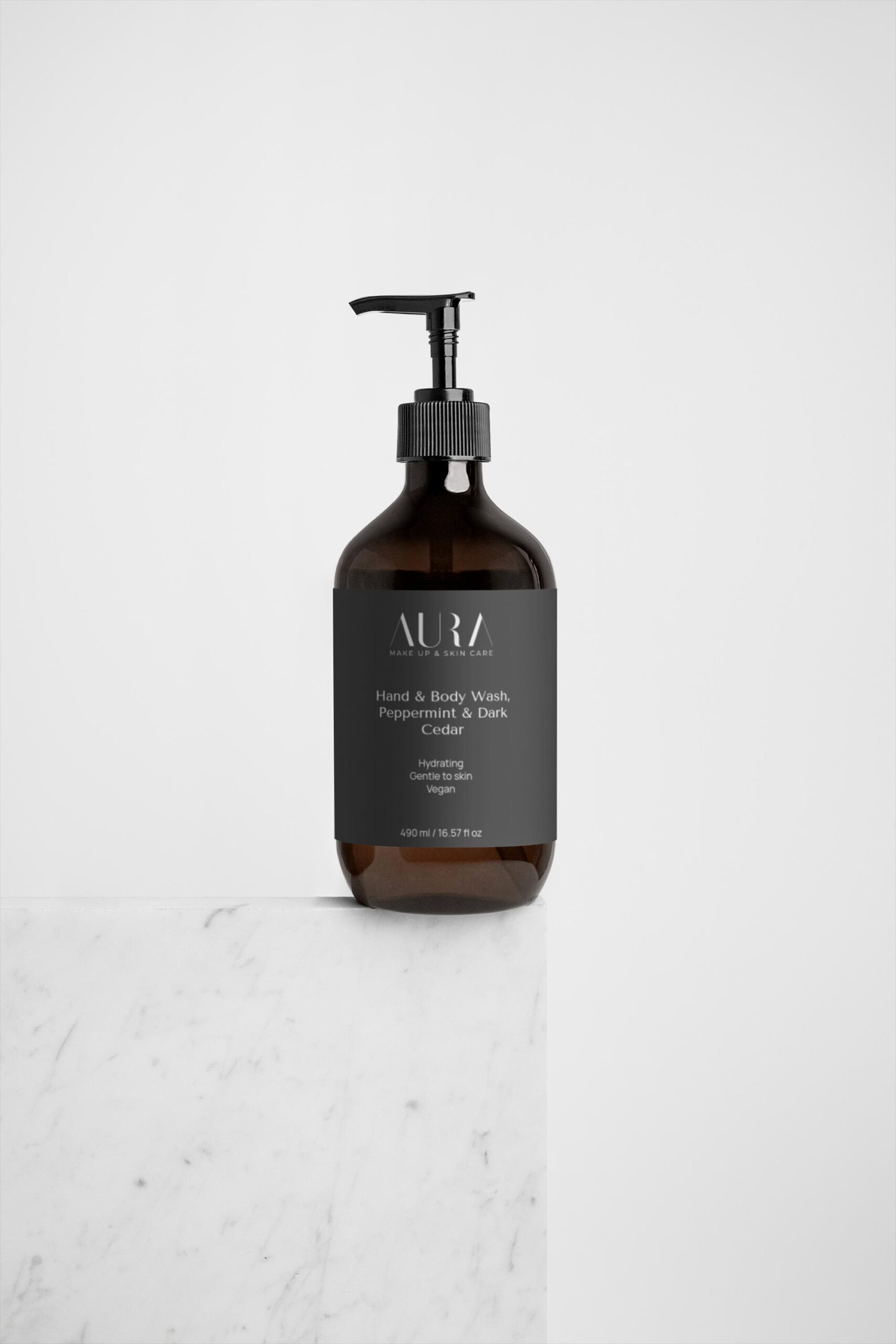 Hand & Body Wash, Peppermint & Dark Cedar - Image 4