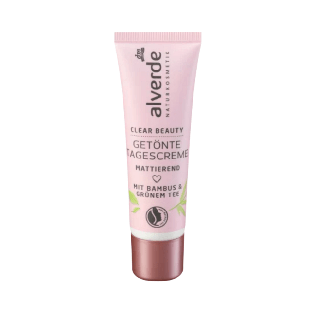 alverde NATURKOSMETIK Getönte Tagescreme Clear Beauty Mit Bambus & Grünem Tee 30 ml - Image 2