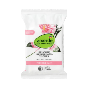 alverde NATURKOSMETIK Reinigungstücher Bio-Wildrose 25 St