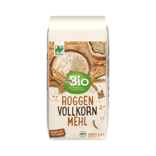 dmBio Mehl, Roggen Vollkorn, Naturland, 1.000 g - Image 2