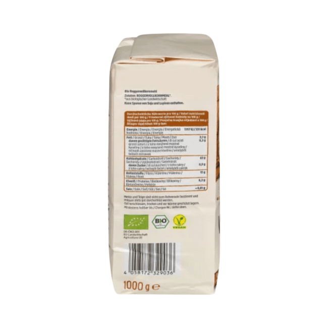 dmBio Mehl, Roggen Vollkorn, Naturland, 1.000 g - Image 8