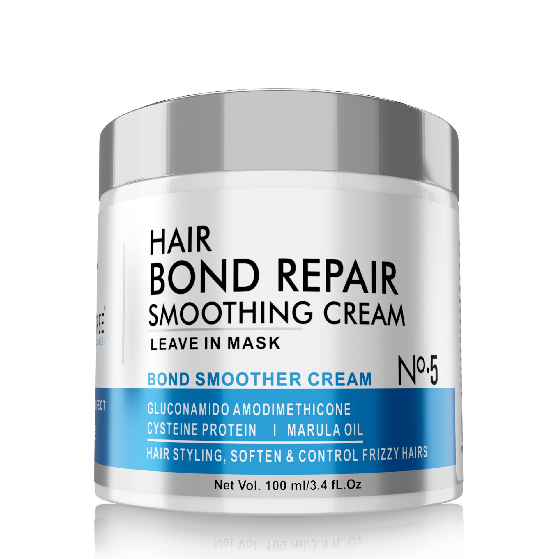 Beauty Tree Hair Bond Repair Smoothing Leave – in Hair Cream Repairing Hair Proteins for Stronger, Flexible Hair For Women & Men 100 ml - Image 2