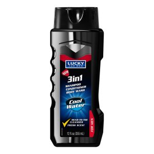 Lucky Men’s 3 in 1 Body Wash Cool Water 10oz