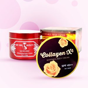 My Miu Beauty Luxury Whitening Body Cream + Collagen X4 Whitening Body Cream